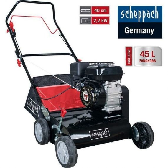 Scheppach - scarificateur thermique de 40 cm 2200 w moteur à essence 118CC SC40P 4046664067955 429.5911901903