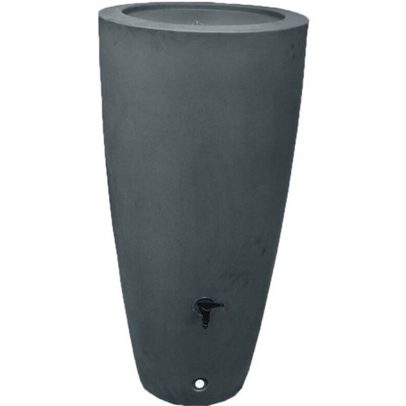 Plast'up Rotomoulage - pot conique recuperateur eau de pluie aerien r&c 200L-Gris-121cm - Gris 669014882646 F92025G