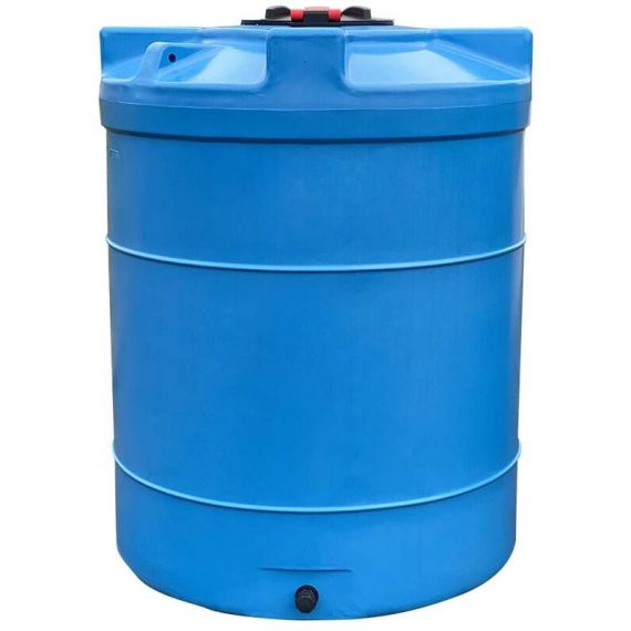 Plast'up Rotomoulage - cuve de stockage eau 3000 VERTICALE-Bleu-190cm - Bleu 750122554584 F12083B