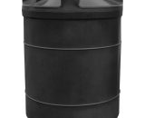 Plast'up Rotomoulage - cuve de stockage eau 3000 VERTICALE-Noir-190cm - Noir 750122554607 F12083N