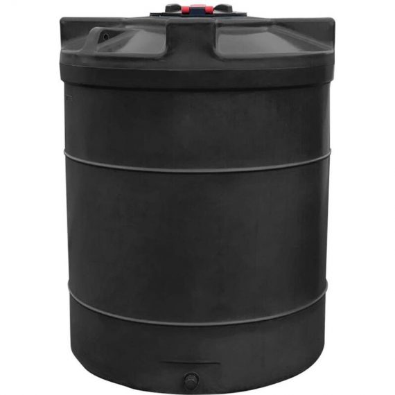 Plast'up Rotomoulage - cuve de stockage eau 3000 VERTICALE-Noir-190cm - Noir 750122554607 F12083N