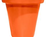 Plast'up Rotomoulage - pot de fleurs rond xxl delight 420L-Orange-100cm - Orange 669014882141 F92022O