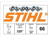 Stihl - 36880000066 - Chaîne de tronçonneuse 325' - 1.5mm - 66 Entraineurs  36880000066