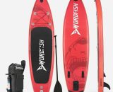 SUP Stand Up Paddle Gonflable Touring pour adultes 366cm Red Shark Pro XL 7630377919877 SUP12SHAR