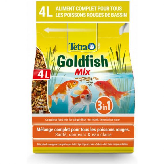 Alimentation Tetra Pond Goldfish Mix pour poissons de bassin Contenance 4 litres 4004218170001 4004218170001