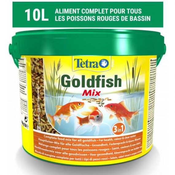 Alimentation Tetra Pond Goldfish Mix pour poissons de bassin Contenance 10 litres 4004218145245 4004218145245