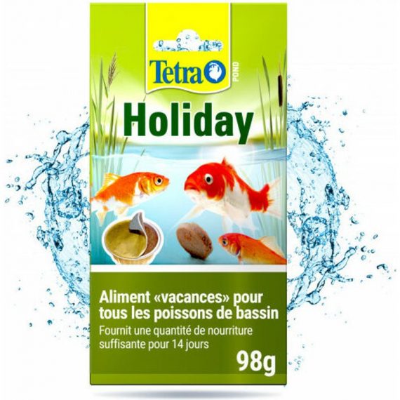 Alimentation Tetra Pond Holiday 1 bloc x 98 g pour poissons de bassin 4004218159471 4004218159471