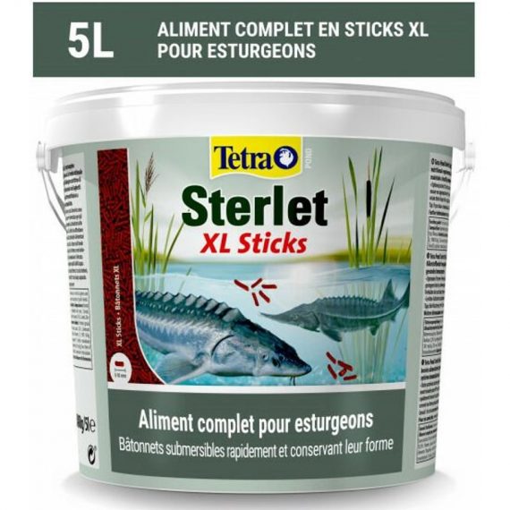 Alimentation Pond Sterlet Sticks pour poissons de bassin Contenance 5 litres - Tetra 4004218250260 4004218250260