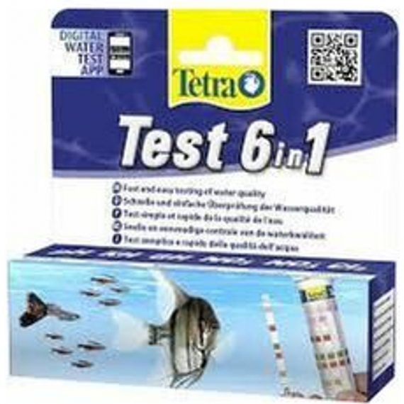 Test 6 en 1 paramètres eau - 10 bandelettes - Tetra 4004218283725 Zolux 378253