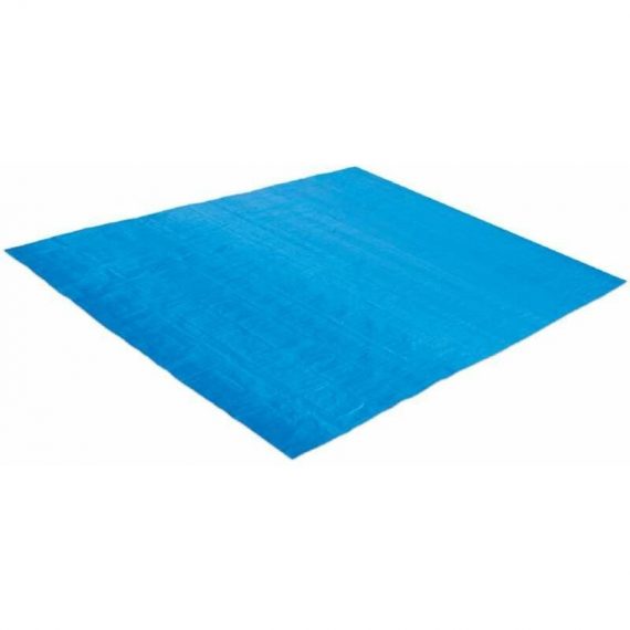 Tapis de sol bleu pour piscine Summer Waves 3,91 x 3,91 m pour piscine Ø 3,66 m 4895215112770 11065