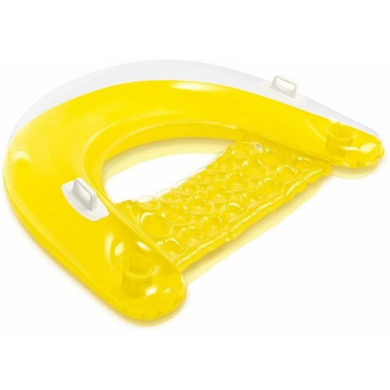 Intex - Chaise gonflable de piscine semi immergée - Jaune citron 3560239561040 68058859_7374_10894