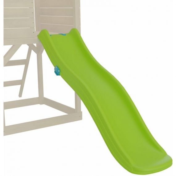 Glissiere 1.75 Cm Tp Wavy Slide Pour Toboggan Enfants Inclus Avec Loquet De Fixation Dim L180 X L36 X H22 - Vert 5021854109683 968S