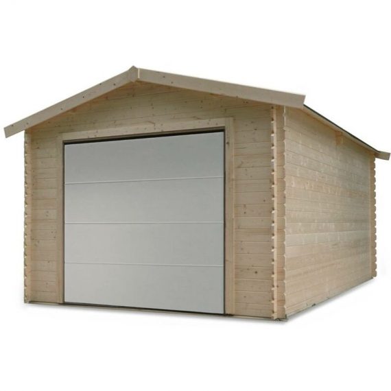 Solid - Garage bois 'Traditional' - 18.19 m² - 3.58 x 5.08 x 2.82 m - 28 mm 5412025083305 104235