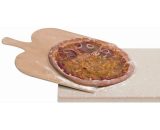 Pizzastein ps 16 Pizza- / Brotbackstein mit Holzschaufel 35x35x1,4cm - Rommelsbacher 4001797264008 PS16