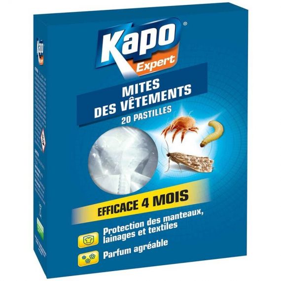 Kapo - Pastilles anti-mites des vêtements x20 3365000030516 3051