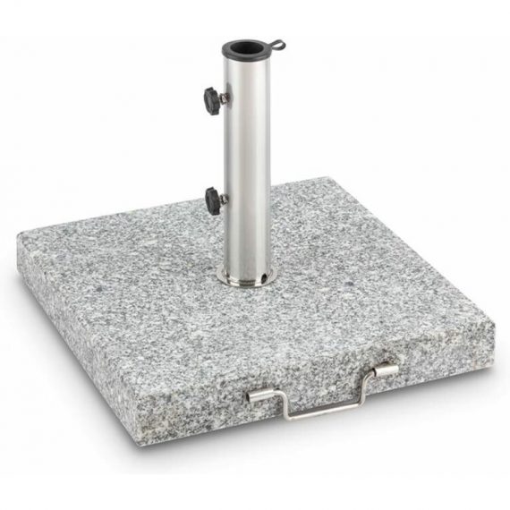 Blum - Schirmherr 30SQ Pied de parasol 30 kg Terrasse carré granit - gris 4260486159210 4260486159210
