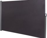 Panneau brise-vue pour Jardin et Terrasse Lovington anthracite 180x350 cm  CLP317923