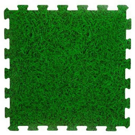 Tapis de sol modulable 8 dalles herbe - Vert 3482731340230 6TAP/SOL/MOD/X8/131969A
