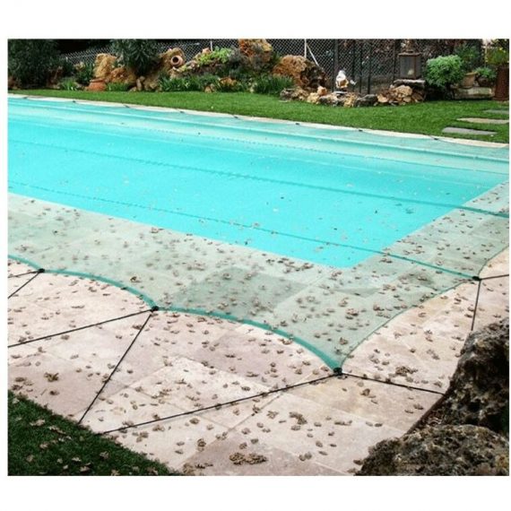 Filet anti-feuilles piscine avec 50 connecteurs (œillets clipsables) | Taille Filet: 5 x 10 m 4000000010951 70HB5X10-55-718200-50
