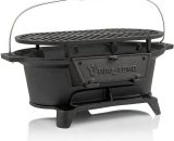 BBQ-Toro Barbecue en fonte avec grille de cuisson | 50 x 25 x 23 cm | Grill 4260532290676 HIBA1