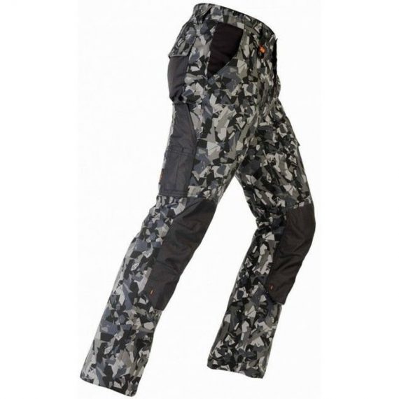 Pantalon de travail TÉNÉRÉ PRO camouflage gris KAPRIOL - Taille: XL  32402
