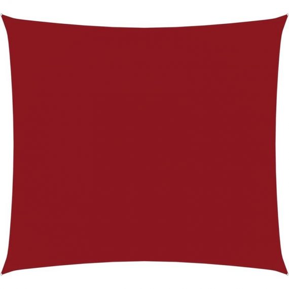 135638 Sunshade Sail Oxford Fabric Square 7x7 m Red - Rouge - Vidaxl 8720286123843 8720286123843