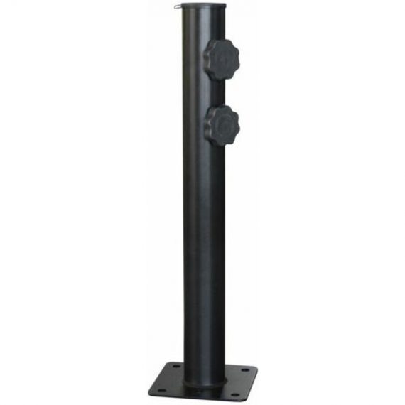 Proloisirs - Option tube acier pour parasol mat central 50kg - noir 3700103052650 PRO-Y267