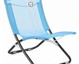 Chaise de plage pliable O‘Beach - Dimensions : 58 x 47 x 61 cm - Bleu 3700684100115 3700684100115
