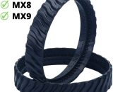 2 chenilles adaptables pour Zodiac MX6 MX8 MX9, pneus de Robot Nettoyeur Piscine Baracuda R0526100  FR-LYY0062