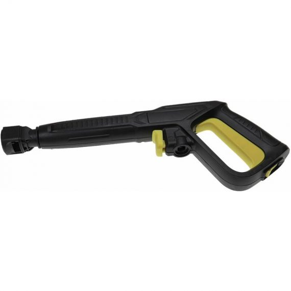 vhbw Pistolet de rechange compatible avec Kärcher K7, K 6.80 M T 250, K HC 10 nettoyeur haute-pression, noir / jaune 4065705931710 175887753-27