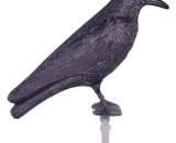 Esschertdesign - Epouvantail corbeau pour éloigner les pigeons noir - noir 8714982098659 FY18