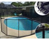 Clôture piscine démontable PROTECT ENFANT Noire 3m fixations 16mm 3782198330158 NOAC-16MM