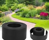 Vingo - Bordure de jardin Bordure de pelouse flexible Bordure de lit en plastique dur Bordure de tonte Jardinage 10m*14cm*2mm Noir - noir 726503433502 MMVG-B-1-HG7299