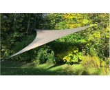 Voile d'ombrage triangulaire extensible 3,6 m Extense - Taupe 3663095018489 103953