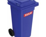 Bac à ordures 120 l HDPE bleu mobile selon EN 840 - Sulo 4020747723464 172364