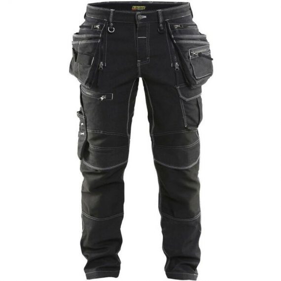 Pantalon artisan X1900 stretch - 1990 - Noir - 46 - Jambes standard - Blaklader 7330509532140 BL19901141990046M