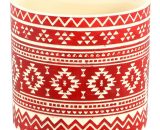 Mini Cache pot Rouge Cylindre Mexicain en céramique 7 cm 5055321760329 5055321760329