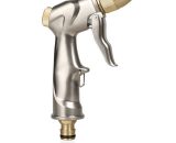 Pistolet d'arrosage métal Pistolet Arrosoir, bouton de contrôle de débit facile, Pulvérisateur de Jardin à haute pression professionnel, Puissant  Tionr-WY-1492