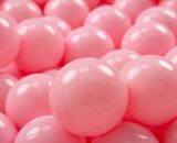 Kiddymoon - 100 ∅ 7Cm Balles Colorées Plastique Pour Piscine Enfant Bébé Fabriqué En eu, Rose Poudré - rose poudré 5902687473748 5902687473748