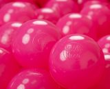 100 ∅ 7Cm Balles Colorées Plastique Pour Piscine Enfant Bébé Fabriqué En EU, Rose Foncé - rose foncé - Kiddymoon 5902687414383 5902687414383