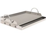Bbq-toro - Plaque de grill universelle en acier inoxydable | 51 x 32 cm | Plancha de bbq 4260120778463 GPplus1