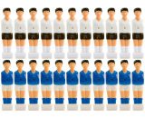 GAMESPLANET® 22x Figurines Baby Foot pour barre 13 mm 4048821003035 20060055