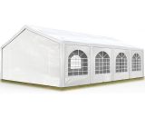 Tente Barnum de Réception 5x8 m pe Bâches amovibles 200-240 g/m² blanc / Jardin Tonnelle Pavillon Chapiteau - blanc 4260409149861 91115