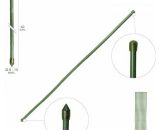 Tutor varilla plastico efecto bambú Ø 8 - 10 mm. x 60 cm. (paquete 10 unidades) 8435450429392 AF08093050-21