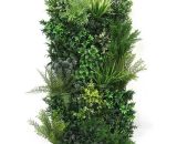 Mur végétal artificiel Premium City 3 - 15 plantes - 1m x 1m - Exelgreen 3664881121451 3664881121451