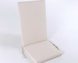 Coussin pour chaise de jardin inclinable Lux couleur crème | Format 114x48x5cm | Hydrofuge | Amovible 7427116035154 NT12698
