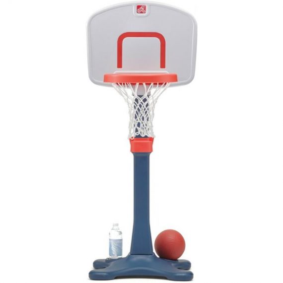 Step2 Basket Shootin Hoops Junior Panier de Basketball Enfant | Ensemble de Basket Ajustable 76-122 cm - Bleu 733538735693 735600