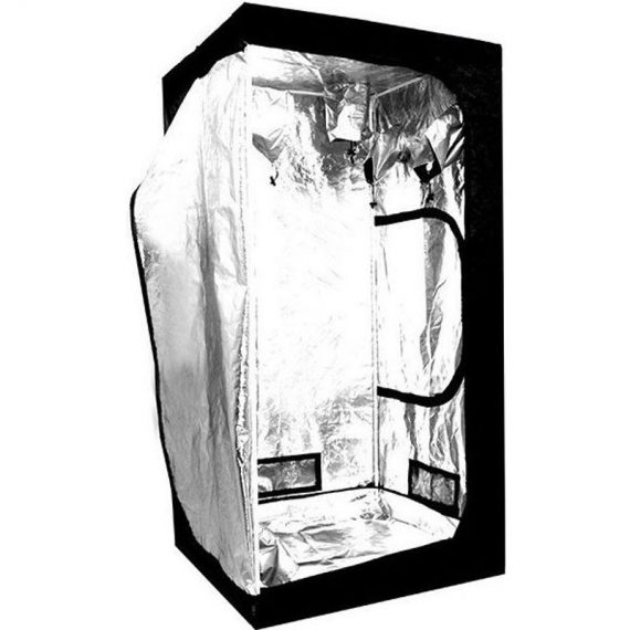 Black Box - Chambre de culture - Grow tent - 100x100x200cm Black Silver 3700688500232 3700688500232
