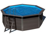 Bâche à bulles pour piscine composite ronde ø 4,10 m GRÉ Bleu 8412081270630 CVKPCO41