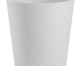 Grosfillex - Pot de fleur design Tokyo 20 Diam.19 H.19 Blanc - Extérieur - Résistant à la chaleur - Blanc 3700920987982 3700920987982
